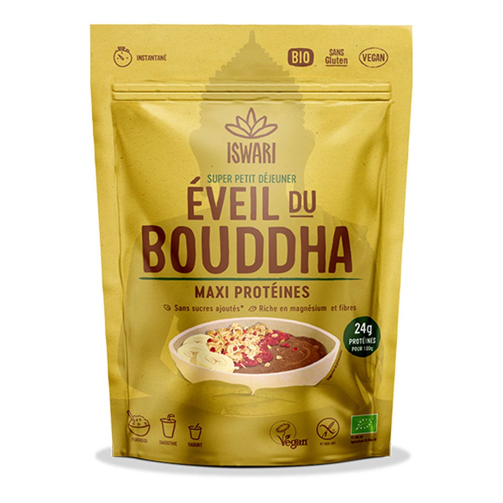Iswari Eveil du Bouddha Maxi Proteine Bio Colazione Super 360g