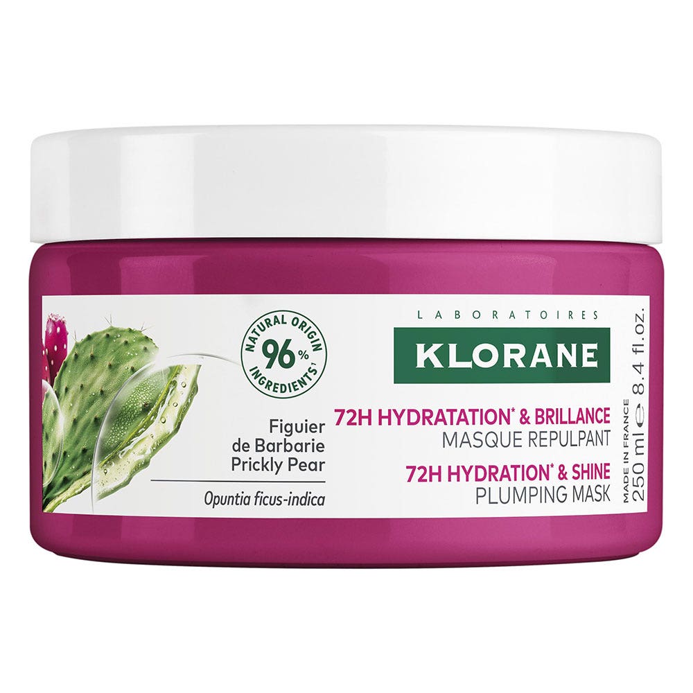 Klorane Fico d'India Maschera rimpolpante 72h Idratanti e lucenti 250ml