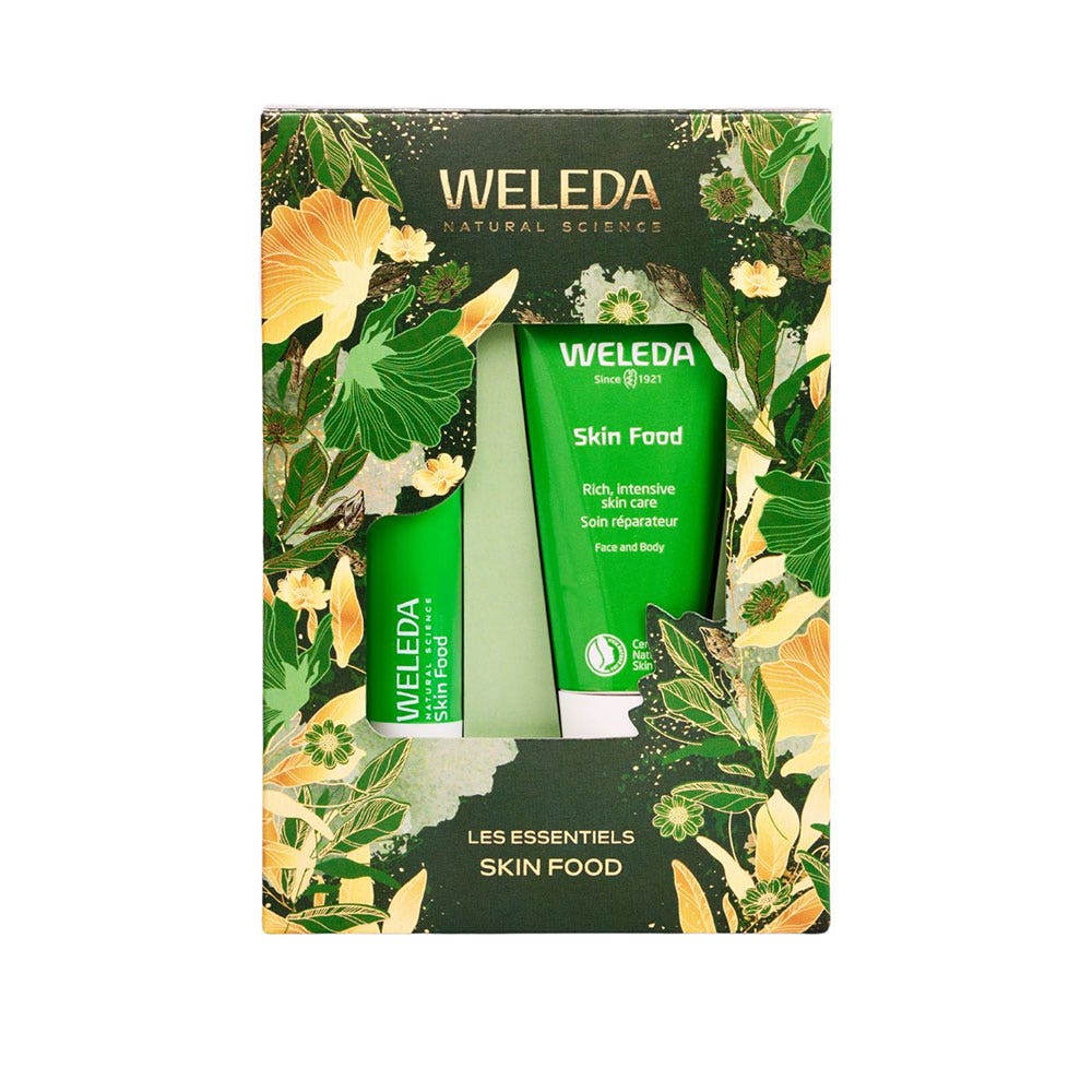 Weleda Cofanetto Skin Food latte corpo e doccia schiuma