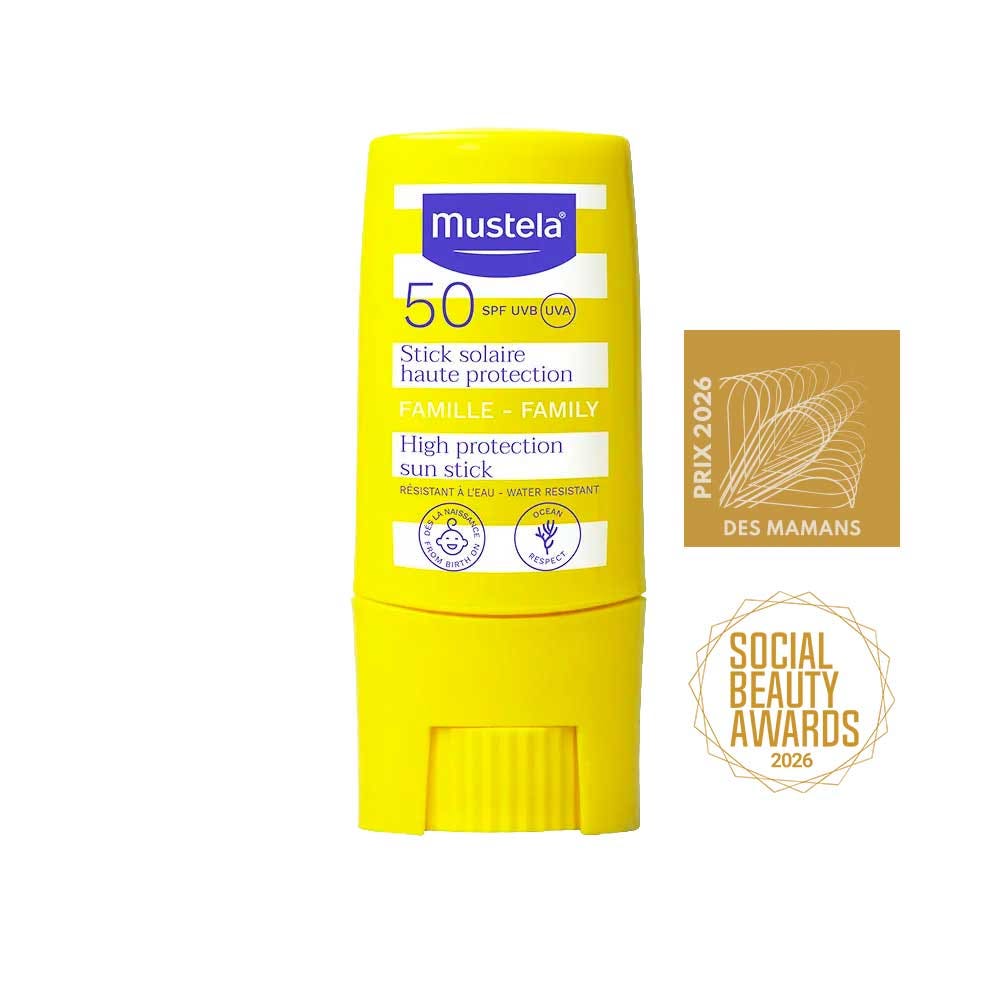 Mustela Stick solare ad alta protezione SPF50 Famiglia 9ml