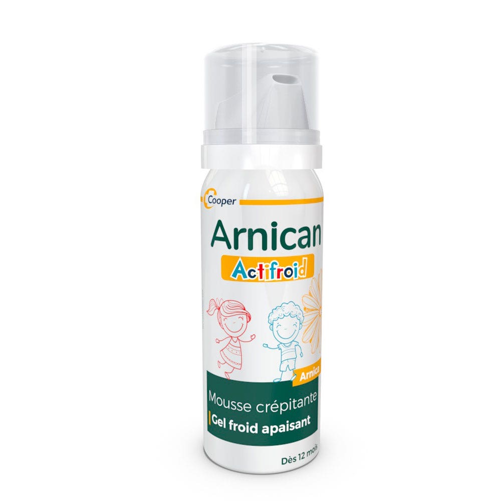 Arnican Actifroid schiuma frizzante, gel freddo lenitivo 50 ml