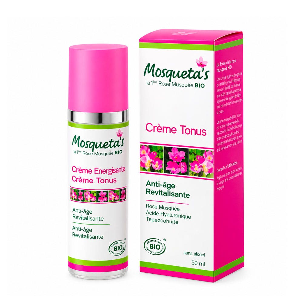 Kosmeo Crema tonificante anti-età rivitalizzante bio Mosqueta's 50 ml