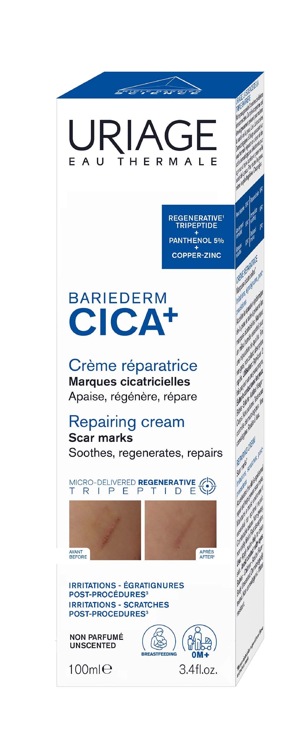 Uriage Bariéderm-Cica+ Crema riparatrice per pelli fragilizzate 100 ml