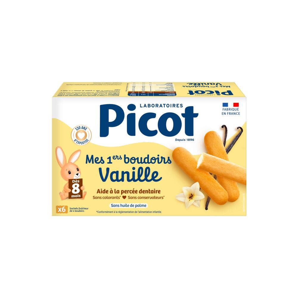 Picot I miei primi biscotti savoiardi alla vaniglia dai 8 mesi x6 bustine da 4 savoiardi