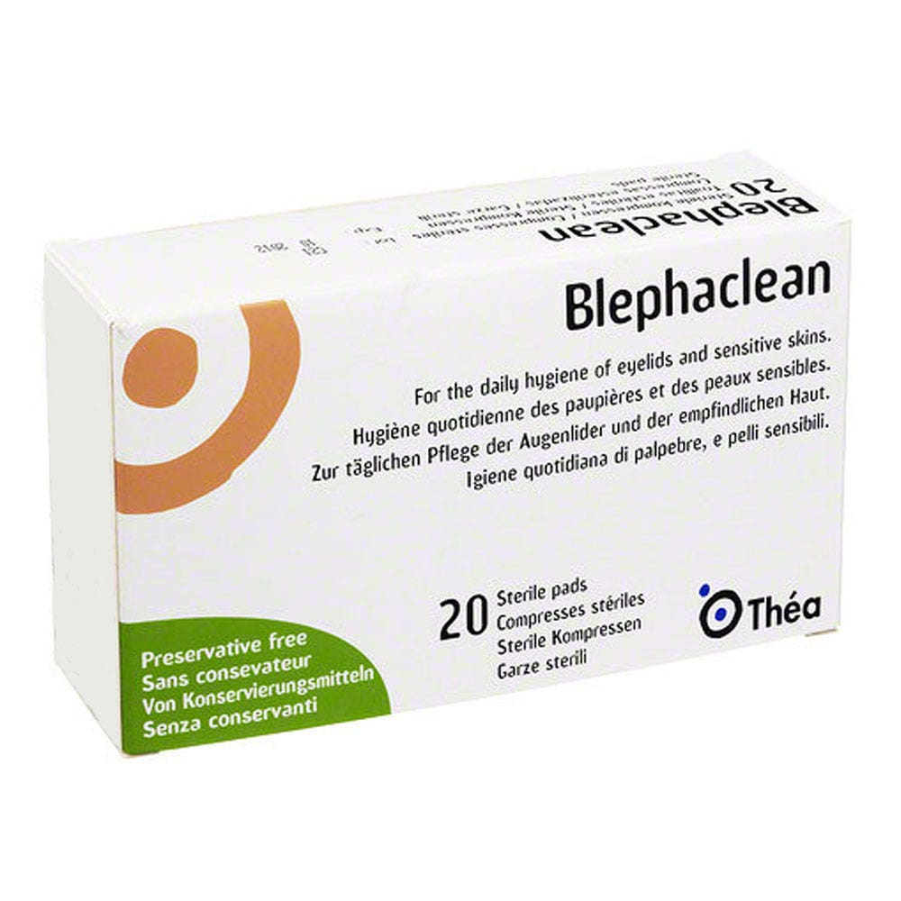 Thea Garze Sterili Igiene delle Palpebre X20 Blephaclean