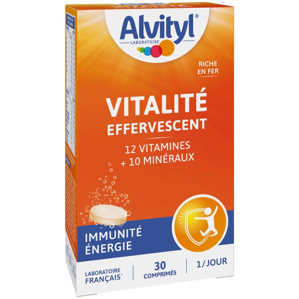 Alvityl Vitalità per immunità ed energia 30 compresse effervescenti
