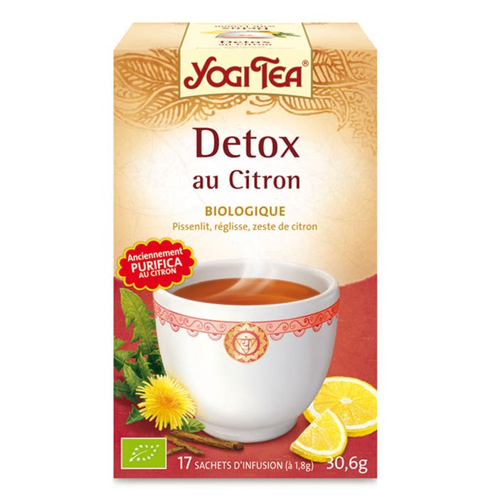Detox Limone 17 Bustine Yogi Tea