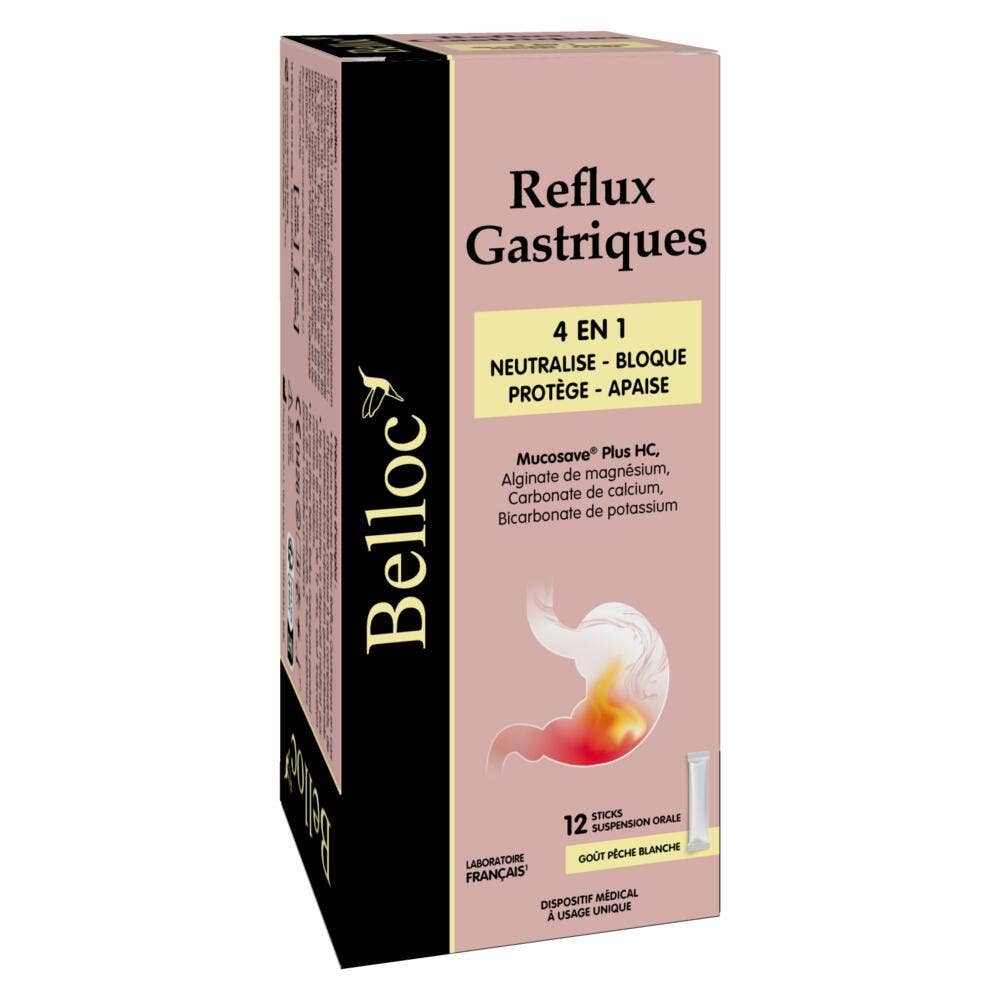 Belloc Reflusso gastrico 12 bastoncini x 15 ml
