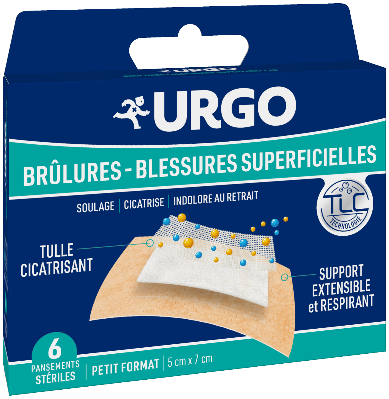 Urgo Ferite superficiali Medicazioni sterili 5x7cm x6