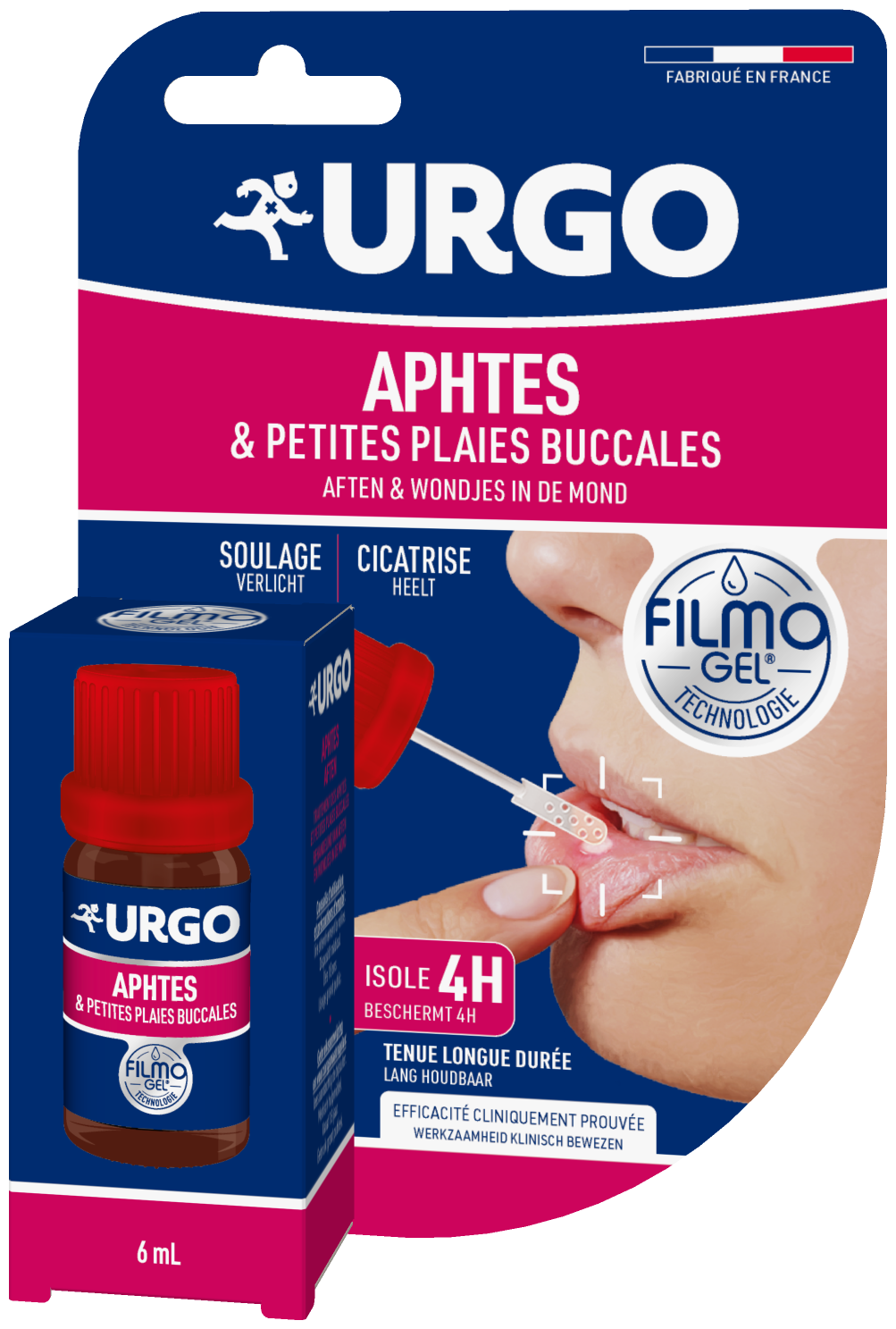 Urgo Filmogel Trattamento per afte e piccole lesioni del cavo orale 6 ml