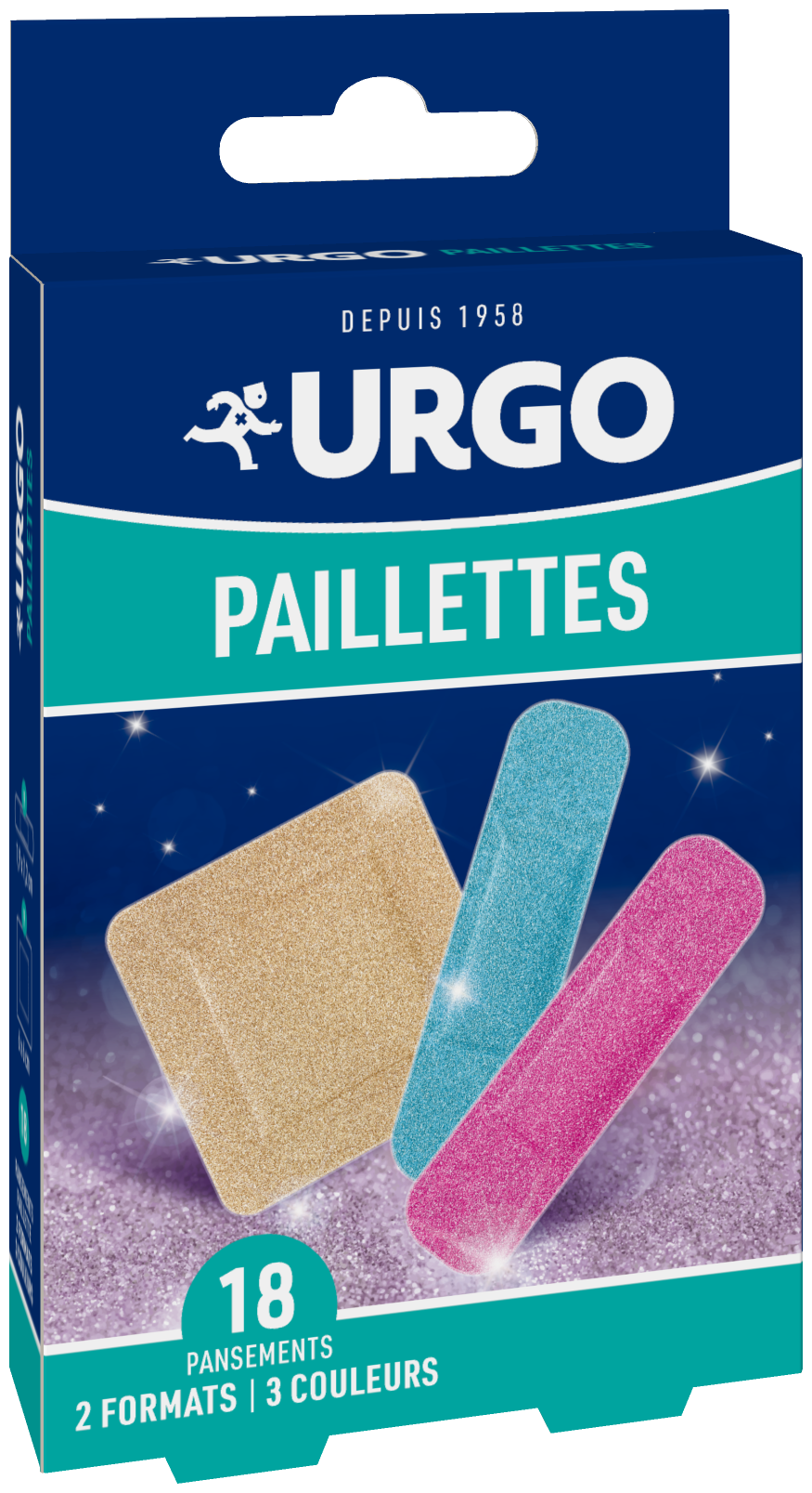 Urgo Medicazioni glitterate 2 dimensioni x18