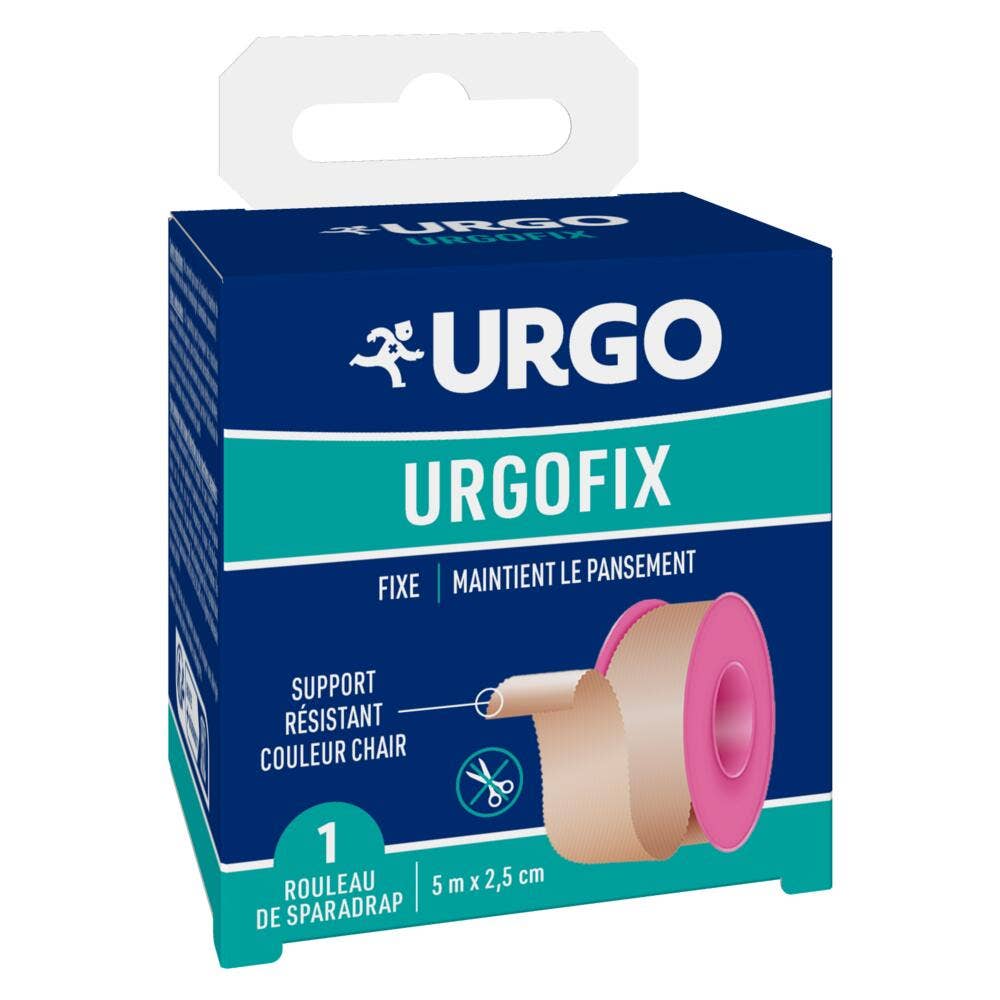 Urgo Urgofix Ceratissimo resistente color pelle 5m x 2,5 cm Urgofix 1 rotolo