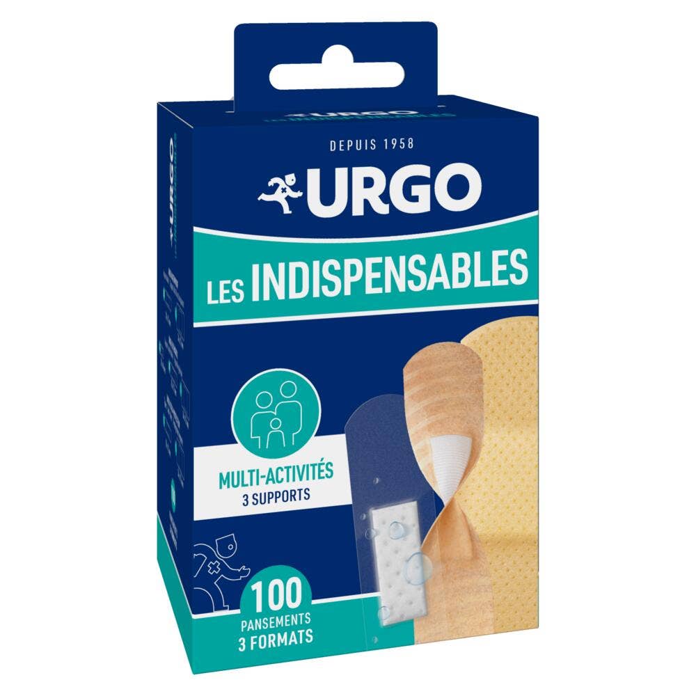Urgo Indispensabili 3 formati 100 Medicazioni