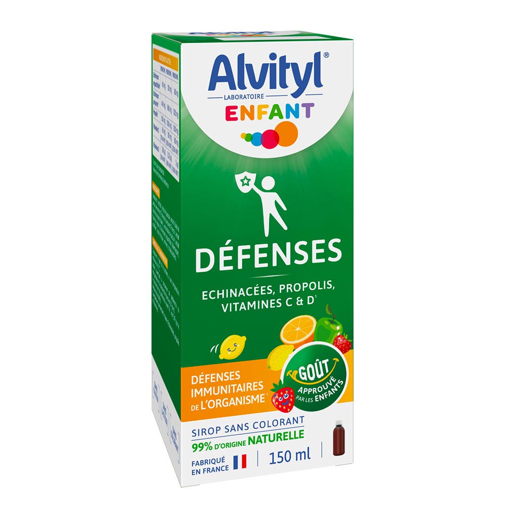Alvityl Bambino Sciroppo per le difese al gusto Tutti Frutti 150 ml