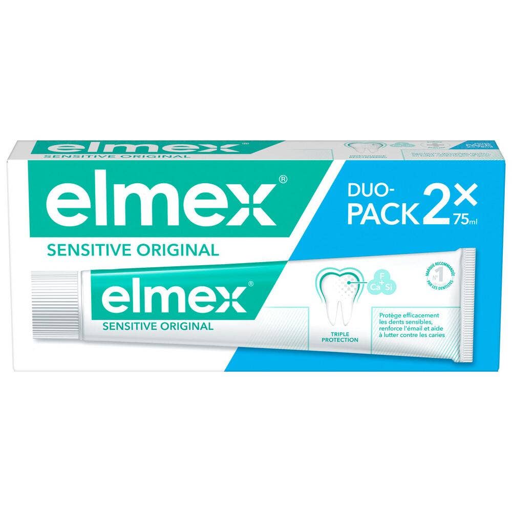 Elmex Sensitive Dentifricio per denti sensibili 2x75ml