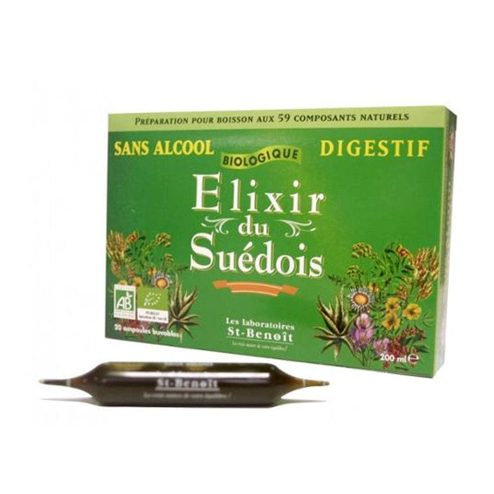 Saint Benoit Le Grand Elixir Du Suedois Digestif Biologico Senza Alcool 20 fiale bevibili