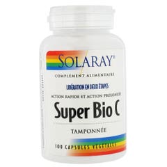 Solaray Super Bio C 100 Cap 500 mg