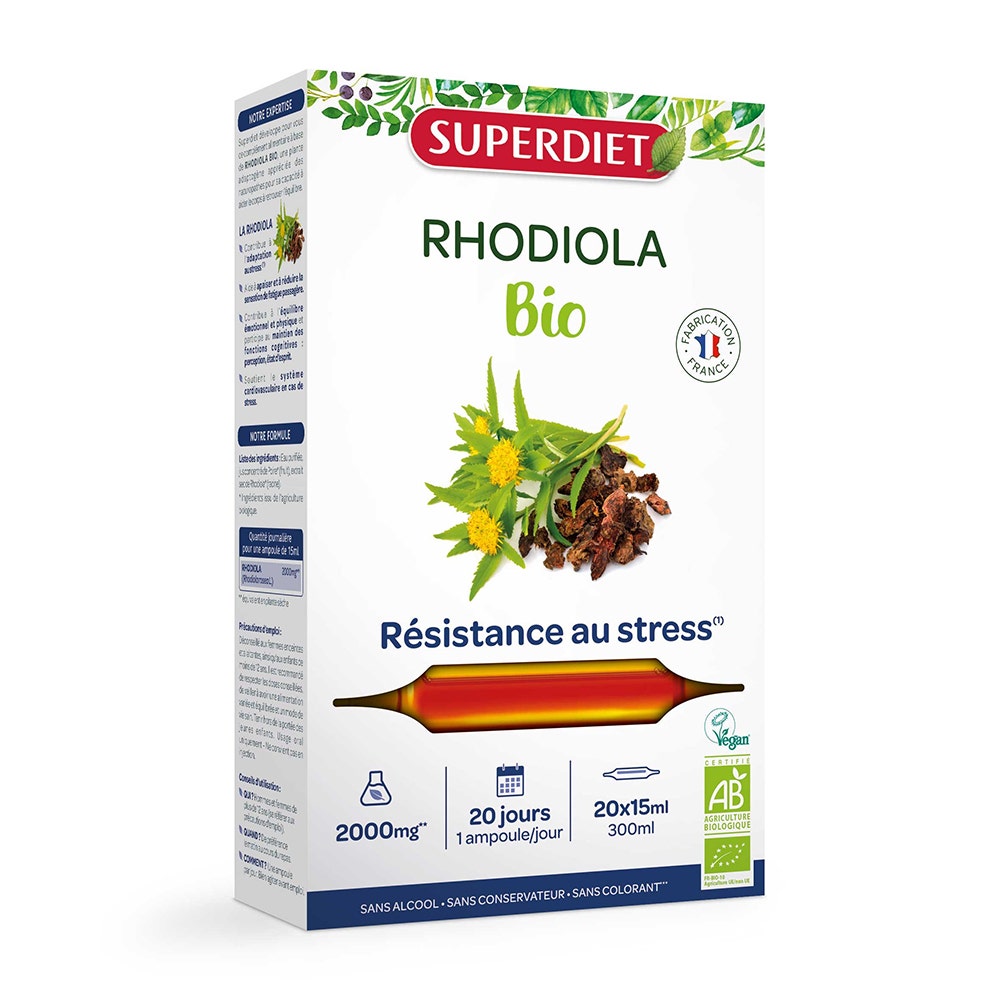 Superdiet Rodiola biologica 20 fiale