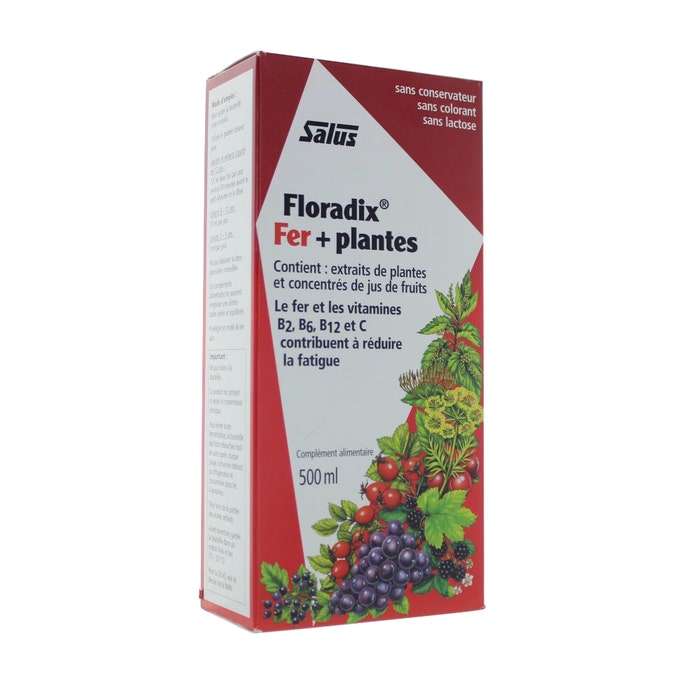 Floradix Ferro + D. Plantes 500 ml Salus