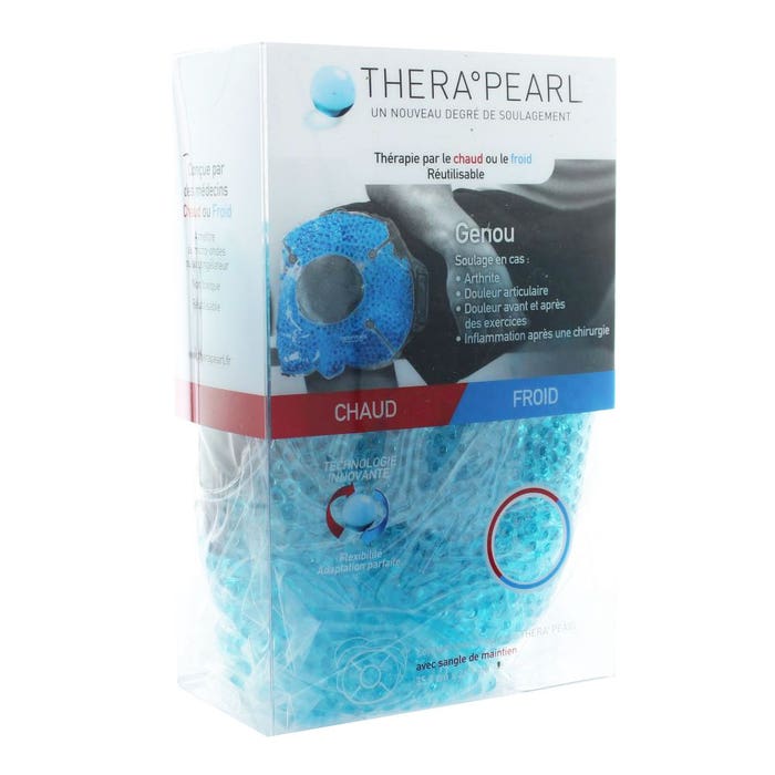 Terapia del calore o del freddo Ginocchiera con cinghia di supporto di 35.6x26.1 cm TheraPearl
