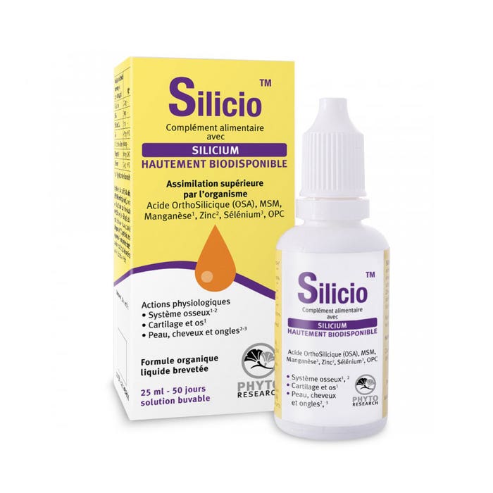 Soluzione potabile Silicio 25 ml Phytoresearch