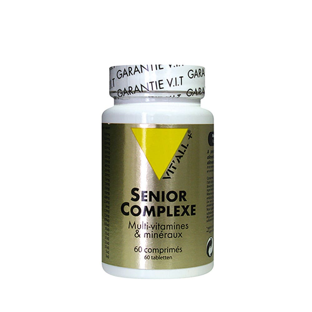 Vit'All+ Complesso multivitaminico e minerale per senior 60 compresse