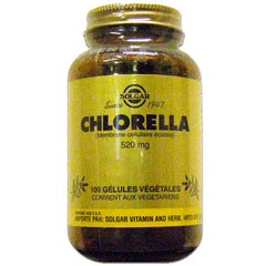 Solgar Clorella 100 geluli vegetali Detox Elimination des toxines