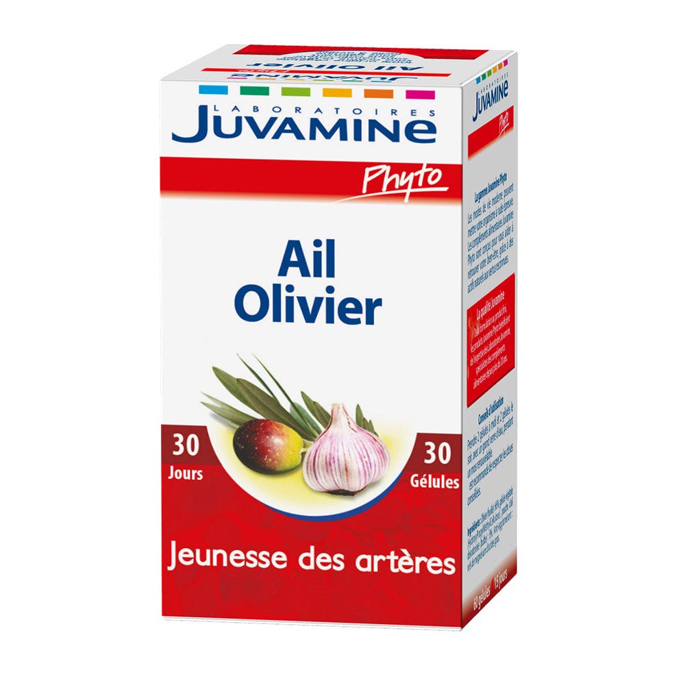 Juvamine Aglio Ulivo Gioventù Arteriosa 30 Gelule