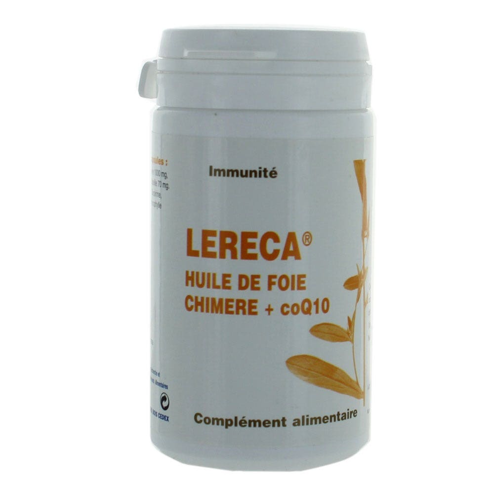 Lereca Huile De Foie Chimere + Coq10 40 Capsules
