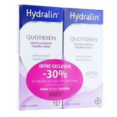 Hydralin Detergente Intimo Uso Quotidiano 2X400ml