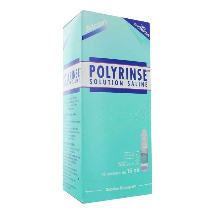 Polyrinse Soluzione sterile 30 dosi di 15ml Alcon
