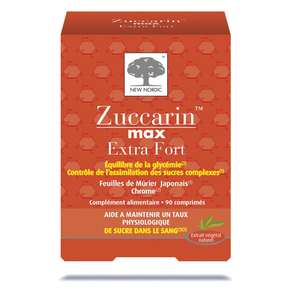 New Nordic Zuccarin Extra Strength 90 Compresse
