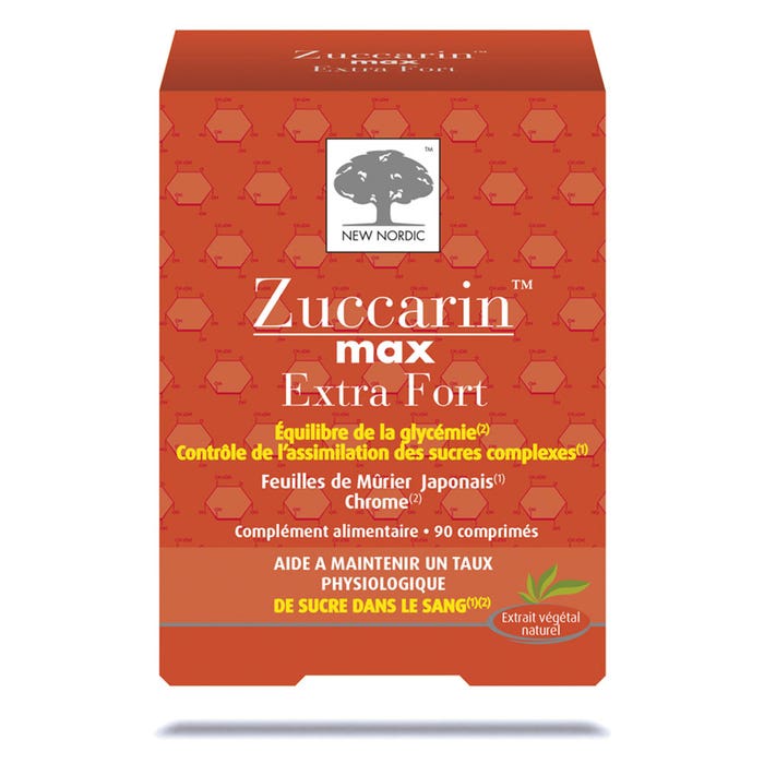 Zuccarin Extra Strength 90 Compresse New Nordic