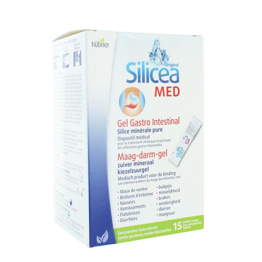 Silicea Gel gastro intestinale 15 bustine di bevande