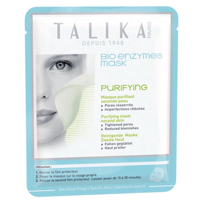 Maschera purificante agli enzimi Maschera per la seconda pelle 20 g Talika