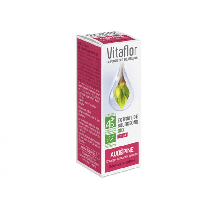 Vitaflor Estratto di gemme di biancospino biologico 15ml