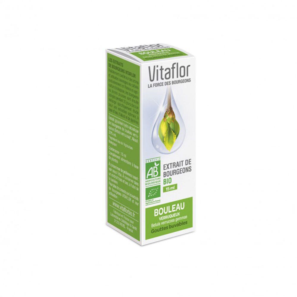 Vitaflor Estratto di gemma di betulla biologico 15ml