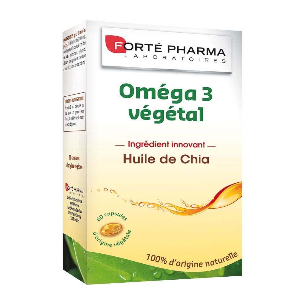Forté Pharma Omega 3 Vegetal 60 Capsule Vegetali -