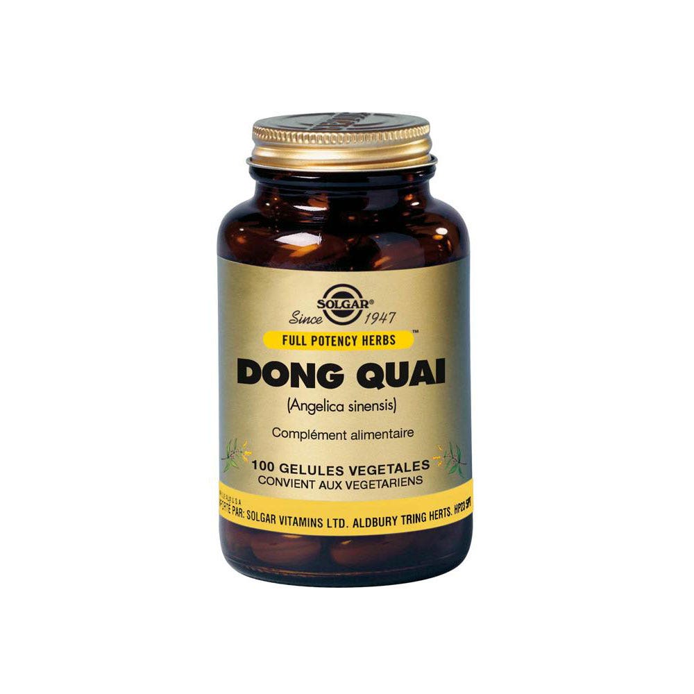 Solgar Dong Quai 100 geluli vegetali