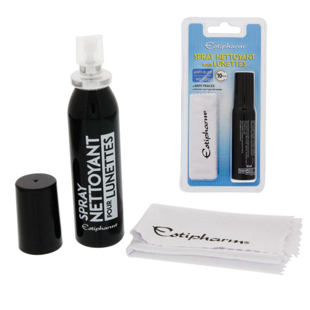 Estipharm Detergenti Spray + Salviette Antiappannamento
