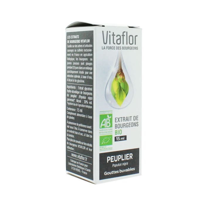 Estratto di gemme di pioppo biologico 15ml Vitaflor