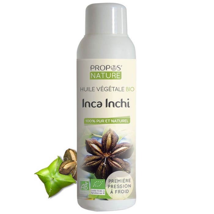 Olio di Sacha Inchi vegetale biologico 100 ml Propos'Nature
