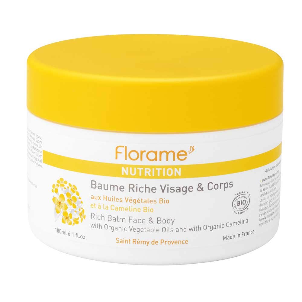 Florame Nutrizione Ricca Balsamo Viso e Corpo Biologico 180 ml