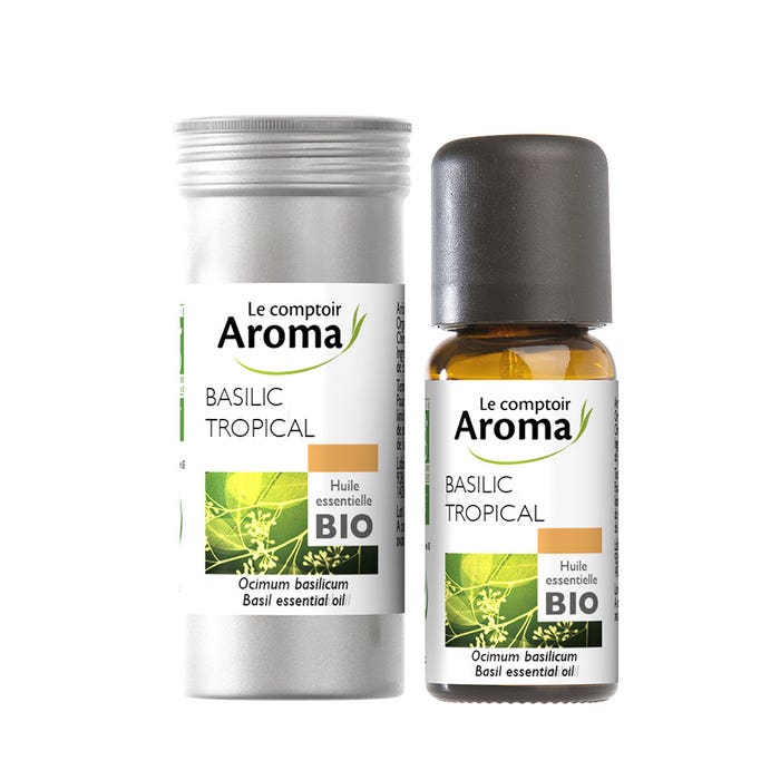 Olio essenziale di basilico tropicale biologico 10ml Le Comptoir Aroma