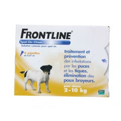 Frontline Spot-on Cane 2-10kg 6 pipette da 0,67 ml
