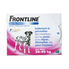 Frontline Spot-on Cane 20-40 kg 6 pipette da 2,68 ml