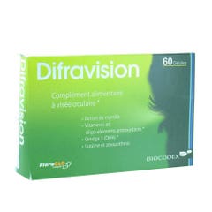 Biocodex Difravision Visione oculare Integratore alimentare per la vista 60 Capsule