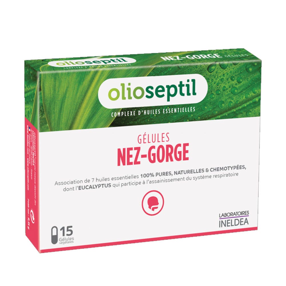 Olioseptil Naso e gola 15 capsule vegetali