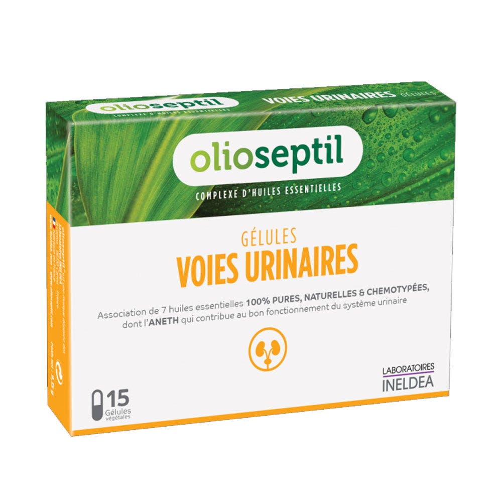 Olioseptil Apparato urinario 15 Geluli vegetali