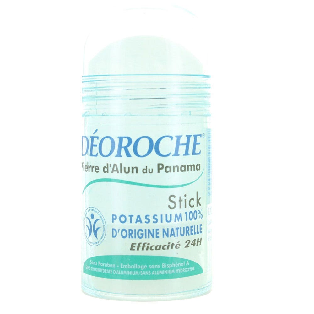 Déoroche Deo-Stick Aus Grünem Alaunstein – 100% Natürliches Kalium-Deo, 24h Schutz, Ohne Aluminium